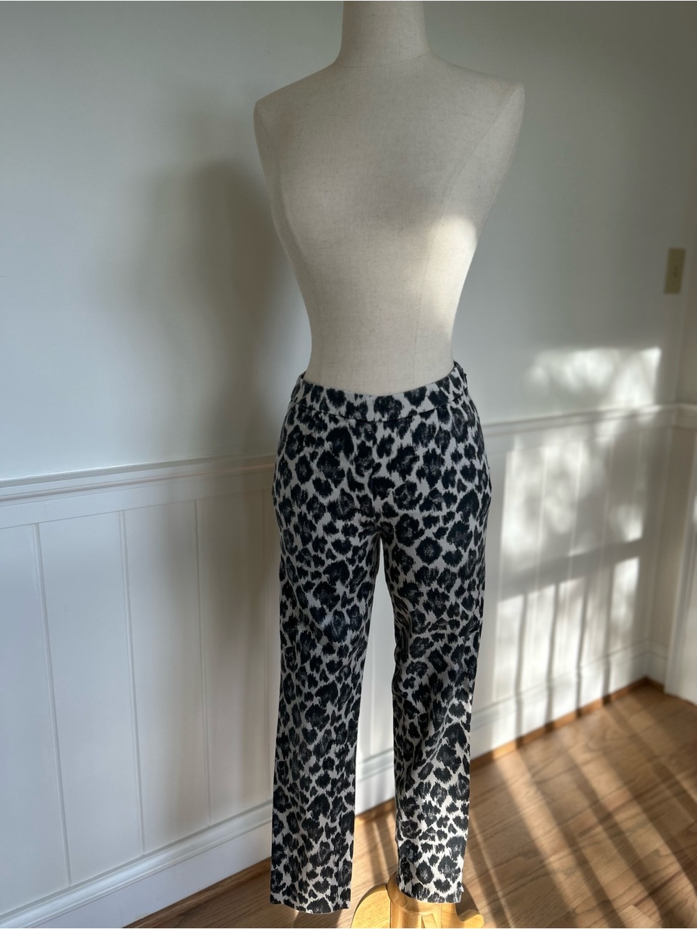 Women's Leopard Print Stretch Pants